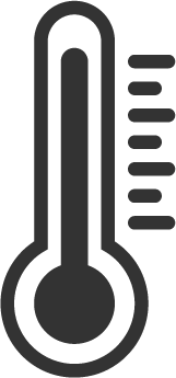 Thermometer indicating fever